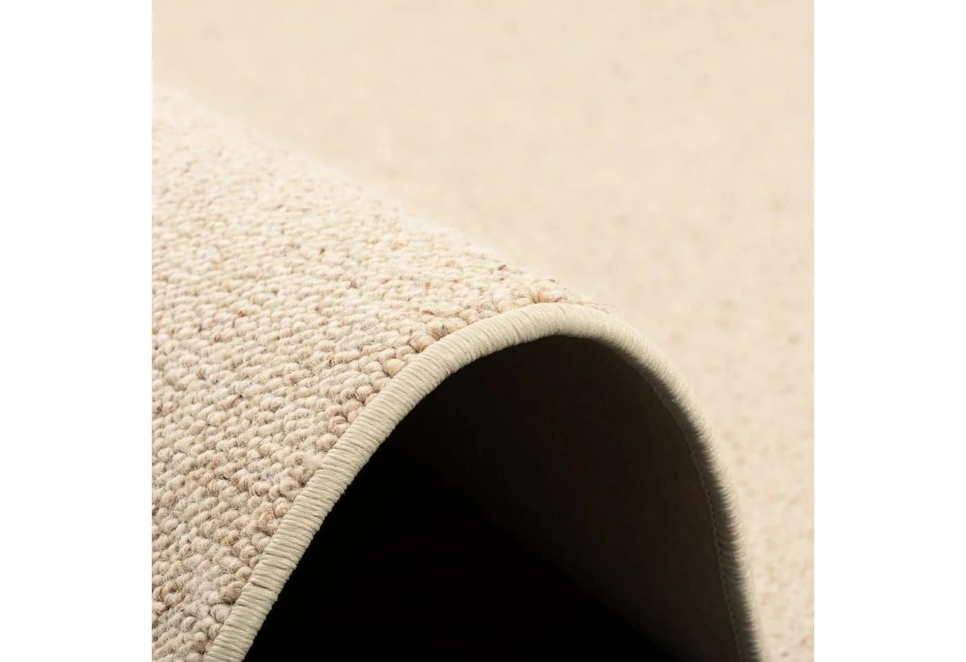 Snapstyle Wollteppich Berber Beige Klassisch - Bild 3