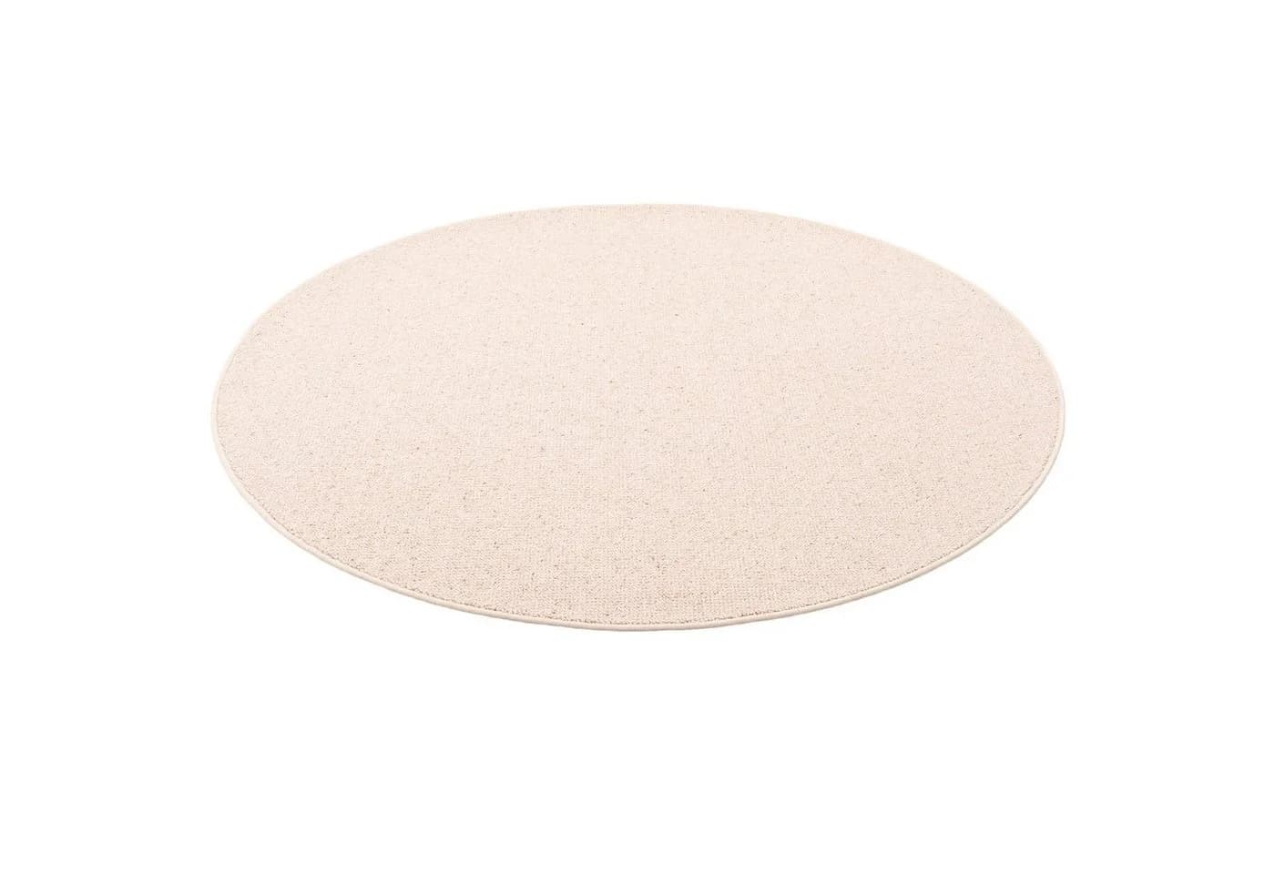 Snapstyle Wollteppich Natur Teppich Wolle Berber Rund 10 mm - Bild 5