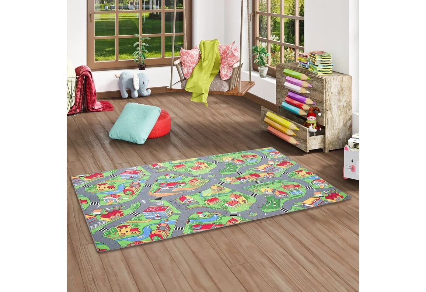 Snapstyle Kinderteppich Little Village Spielteppich - Bild 2