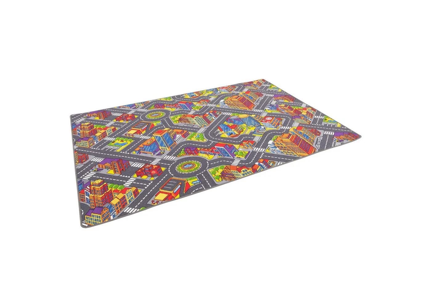 Snapstyle Kinderteppich 3D Big City Bunt Polyamid - Bild 5