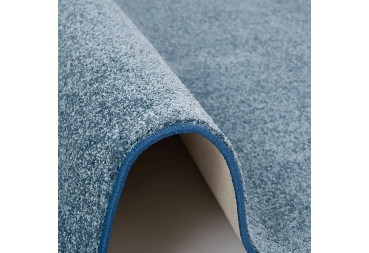 Snapstyle Veloursteppich Luna Hochflor Blau Rechteckig - Bild 3