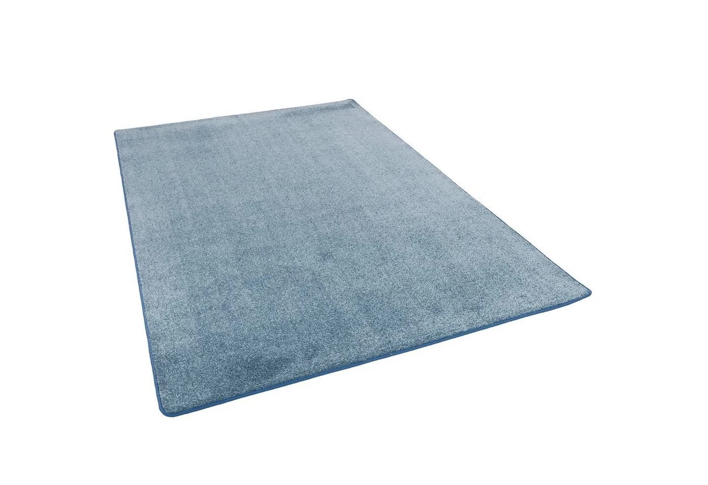 Snapstyle Veloursteppich Luna Hochflor Blau Rechteckig - Bild 5