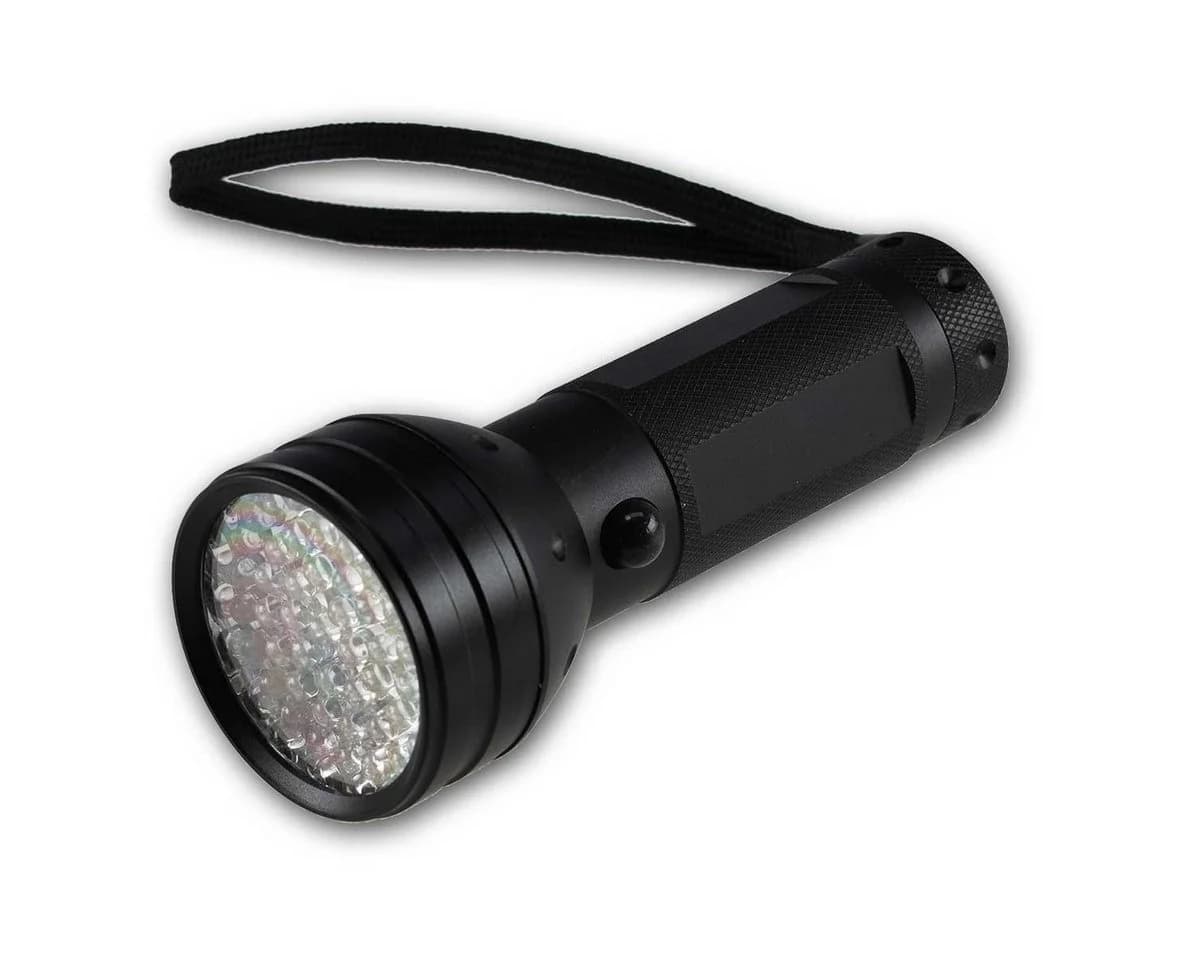 ChiliTec LED Taschenlampe Schwarzlicht 51 UV LEDs Aluminium - Bild 3