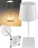 ChiliTec LED Tischleuchte 26cm Weiß Dimmbar Warmweiß Bild 1
