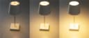 ChiliTec LED Tischleuchte 26cm Weiß Dimmbar Warmweiß Bild 4