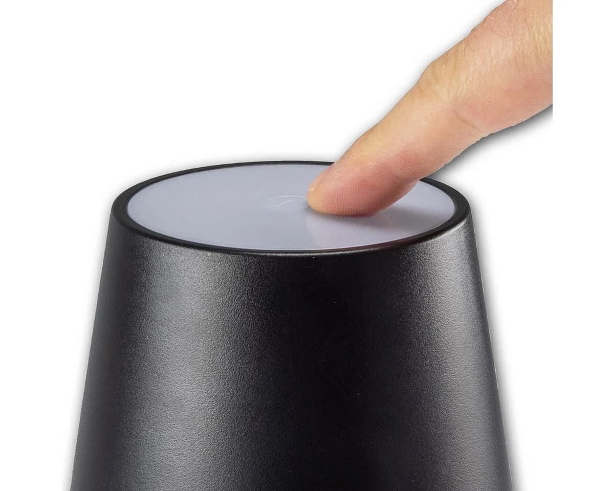 ChiliTec LED Tischleuchte Schwarz Dimmbar Kabellos - Bild 5