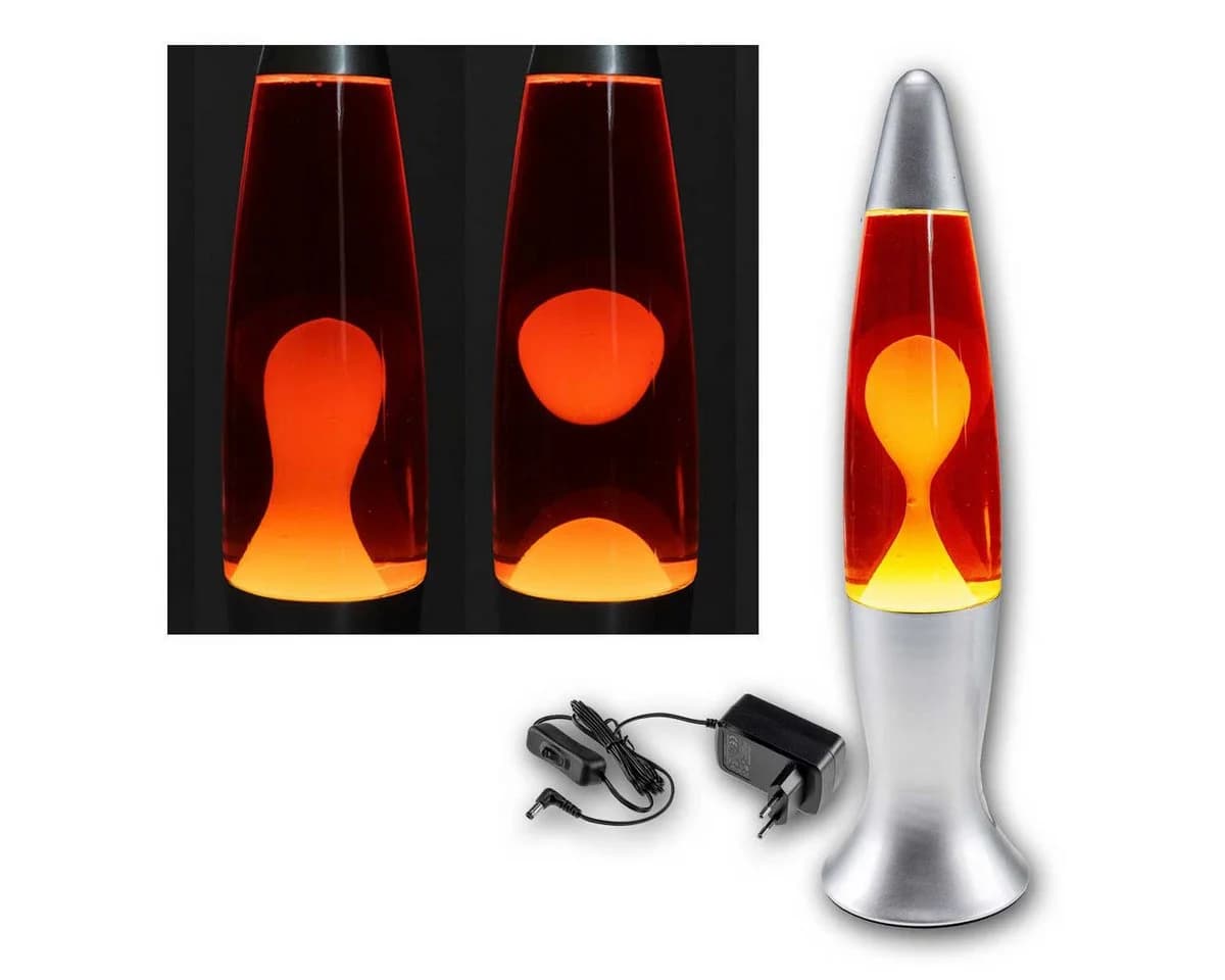 ChiliTec Lavalampe LED rot/gelb 40cm neutralweiß - Bild 2