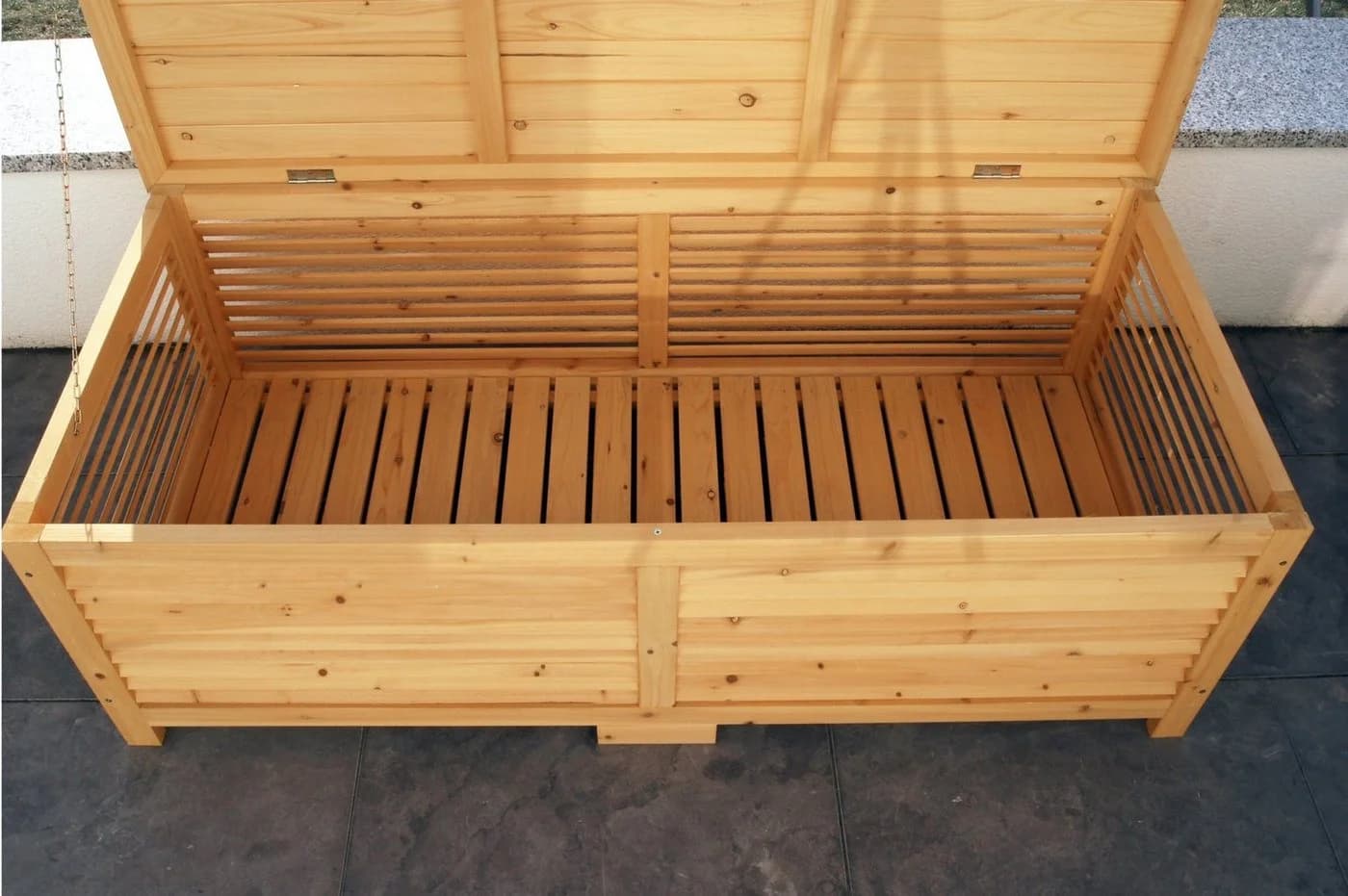 Kissenbox Holz imprägniert 140x65 cm - Bild 3