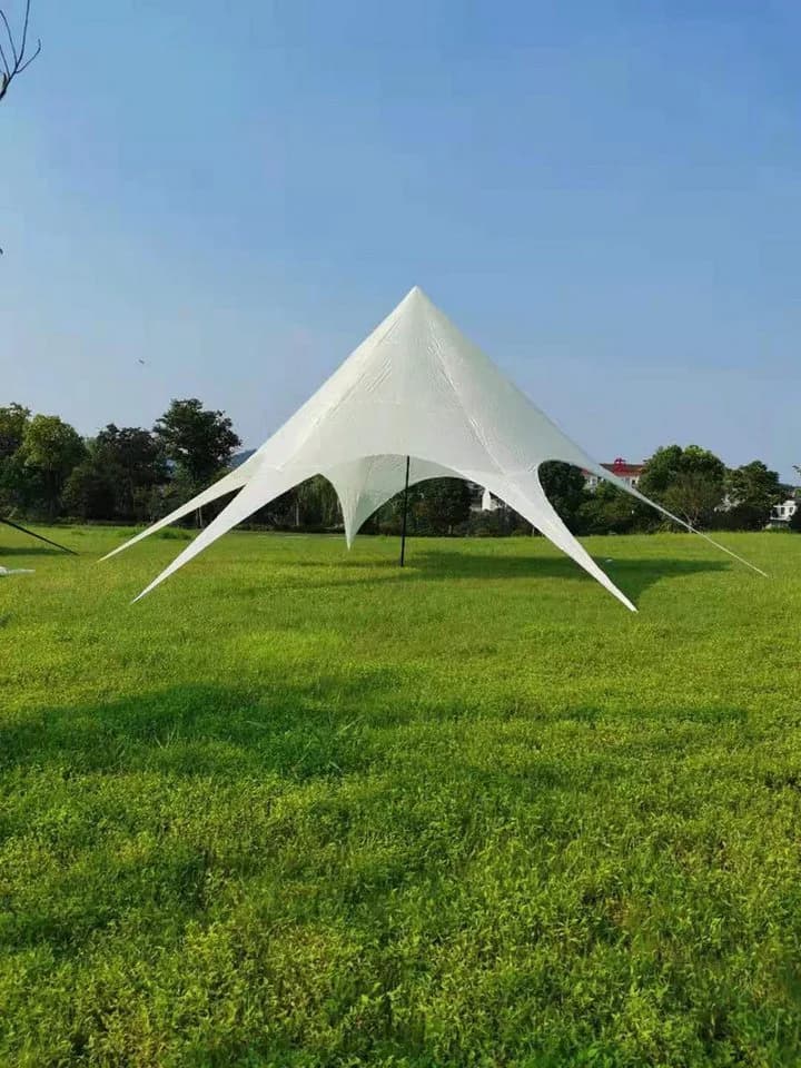 CLP Sternzelt 14m Event-Zelt Beige Wasserdicht