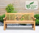 CLP Gartenbank Florida aus massivem Teakholz Bild 3