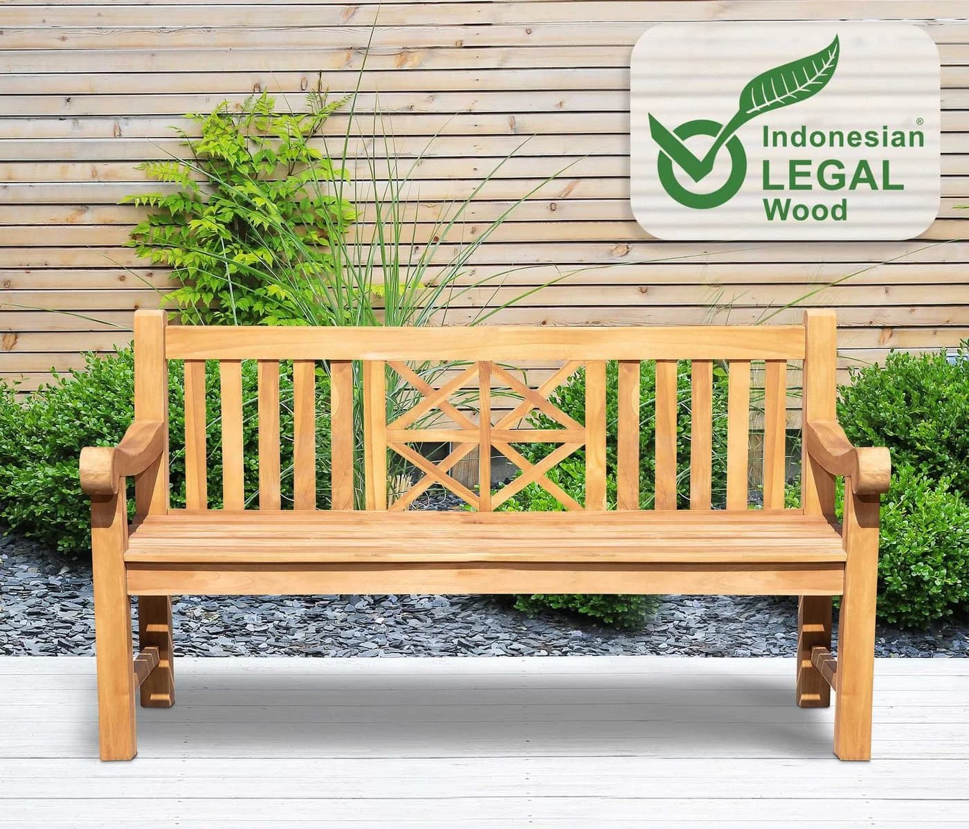 CLP Gartenbank Florida aus massivem Teakholz - Bild 3
