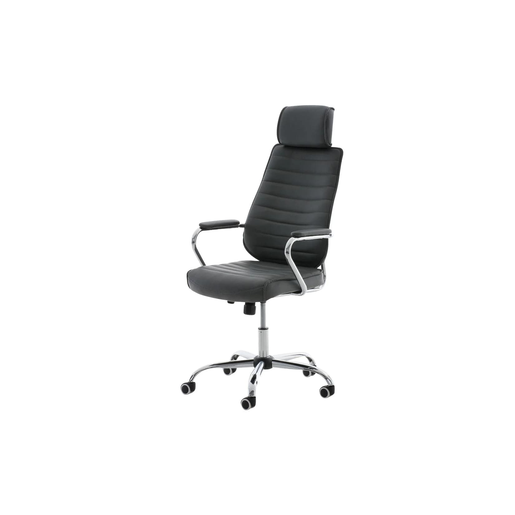 CLP Bürostuhl Rako Ergonomisch mit Kopfstütze & Kunstleder