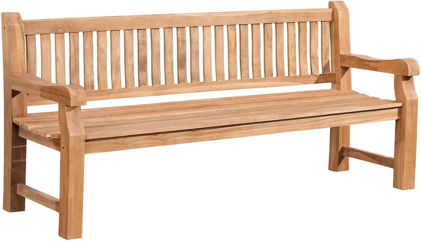 CLP Gartenbank Jackson V2 Teakholz mit Armlehnen - Bild 2