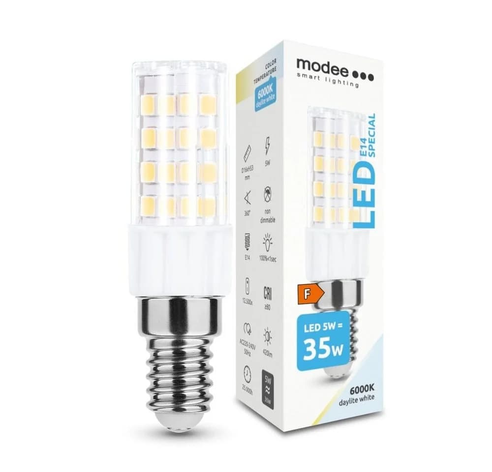 Aigostar LED-Leuchtmittel E14 Mini Birne Kaltweiß 5W