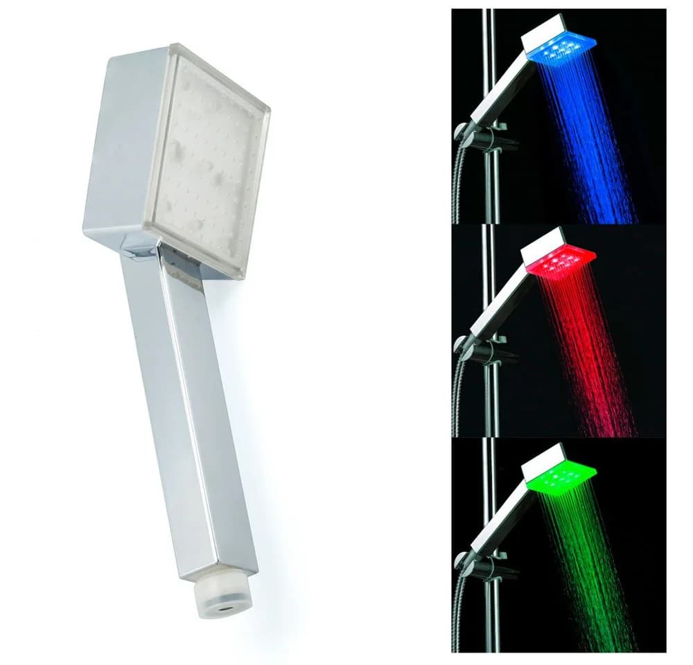 ENERGMiX LED Handbrause mit Temperaturanzeige und Farbwechsel - Bild 5