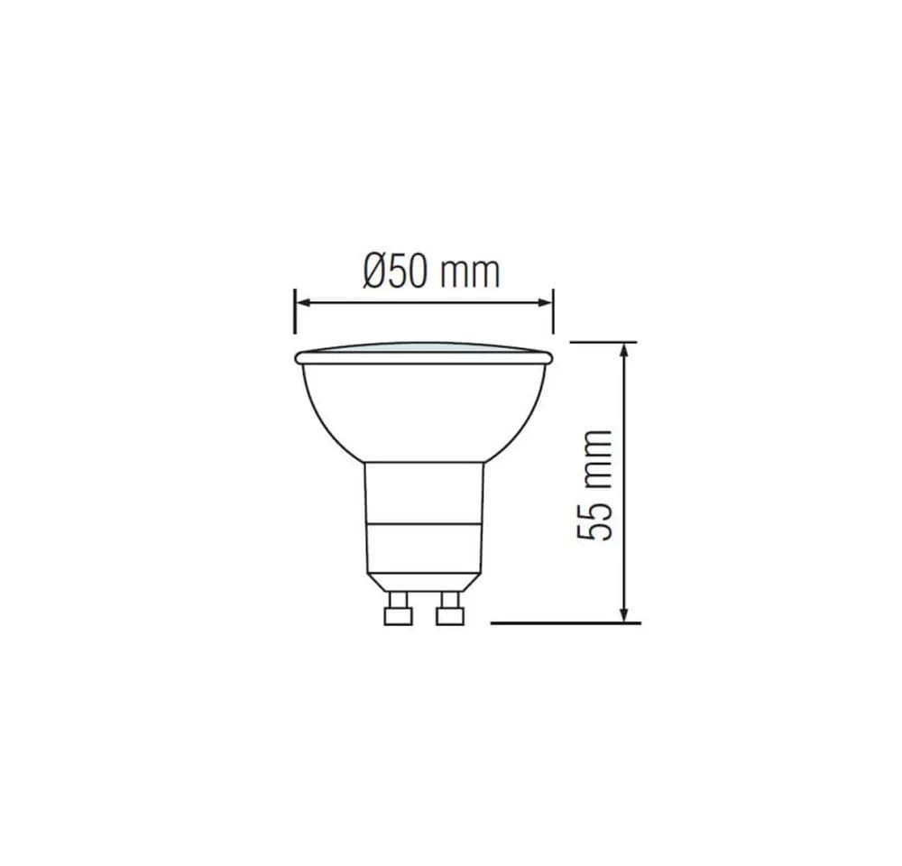 Modee Smart Lighting LED-Leuchtmittel 10 W GU10 Kaltweiß 6000K 1000 Lumen - Bild 3