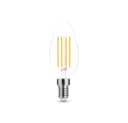 Aigostar LED Leuchtmittel C35 E14 Klarglas Warmweiß 4W Bild 2