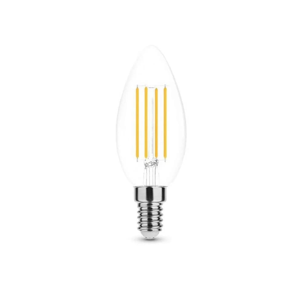 Aigostar LED Leuchtmittel C35 E14 Klarglas Warmweiß 4W - Bild 2