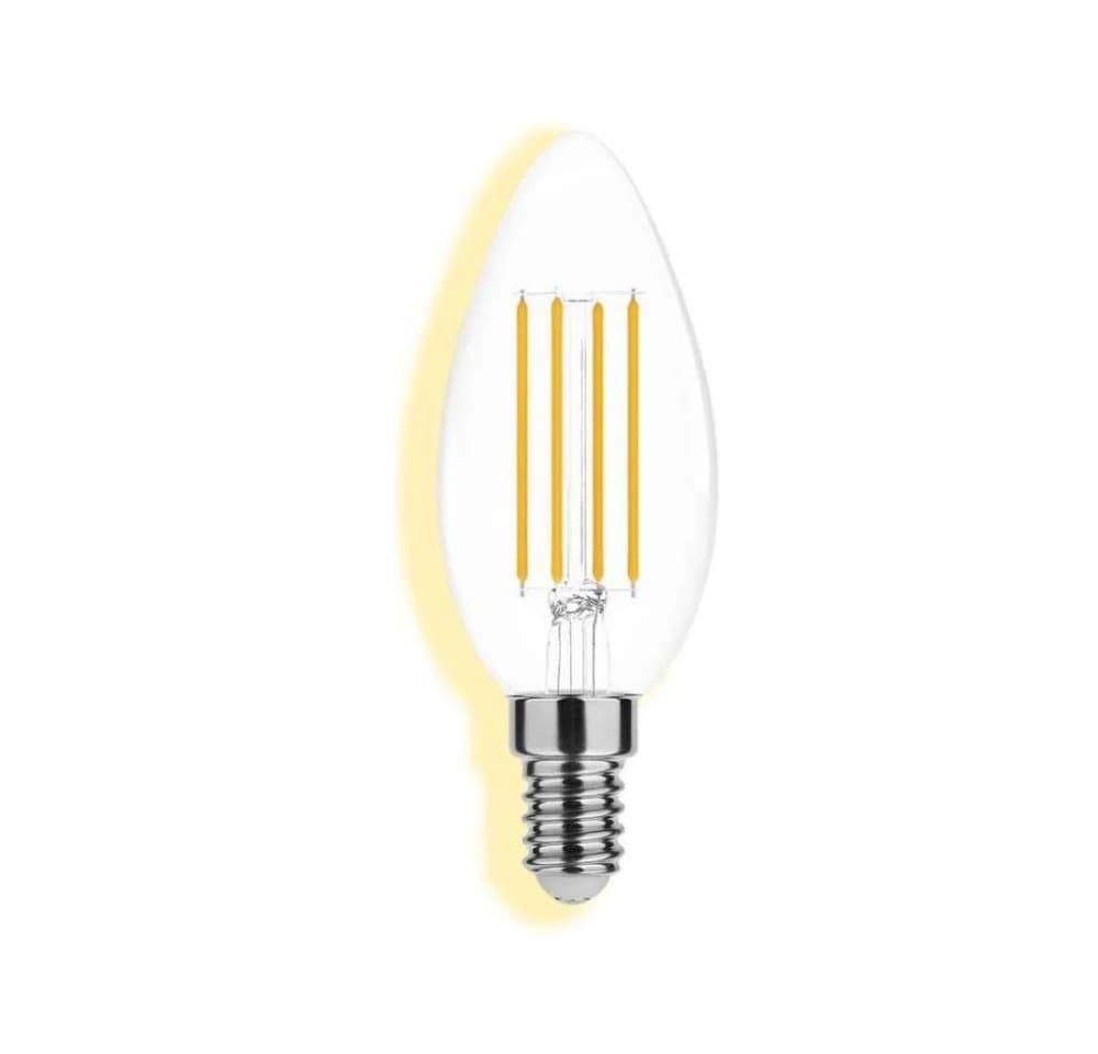Aigostar LED Leuchtmittel C35 E14 Klarglas Warmweiß 4W - Bild 3