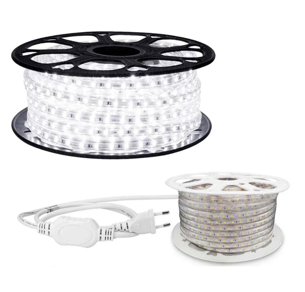 Aigostar LED Streifen 5 Meter Kaltweiß 230V Innen Außen - Bild 2