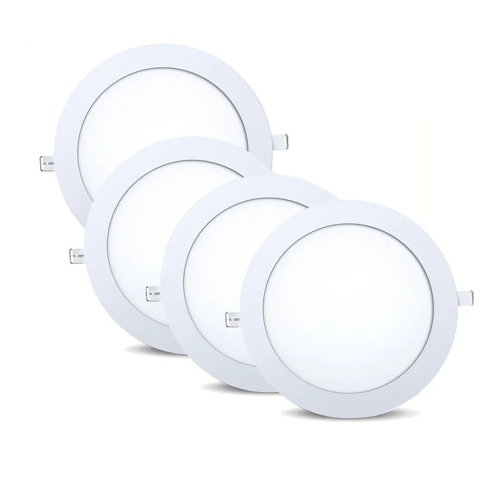 V-TAC LED Panel 18W Ultra Slim Einbauleuchte Kaltweiß Rund - Bild 2