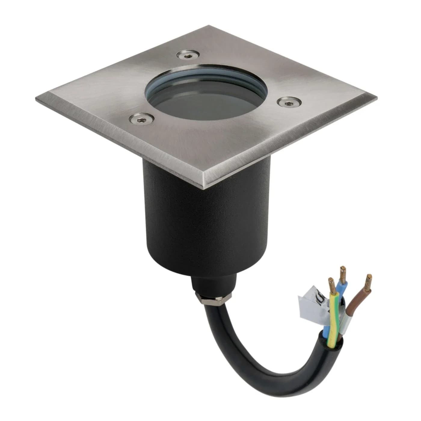 GTV LED Gartenleuchte Edelstahl Quadrat IP67 GU10 - Bild 2