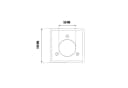 GTV LED Gartenleuchte Edelstahl Quadrat IP67 GU10 Bild 4