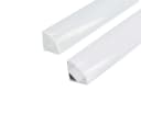 ENERGMiX LED-Profil 2m Alu mit Milchglas Abdeckung inkl. Clips Bild 2