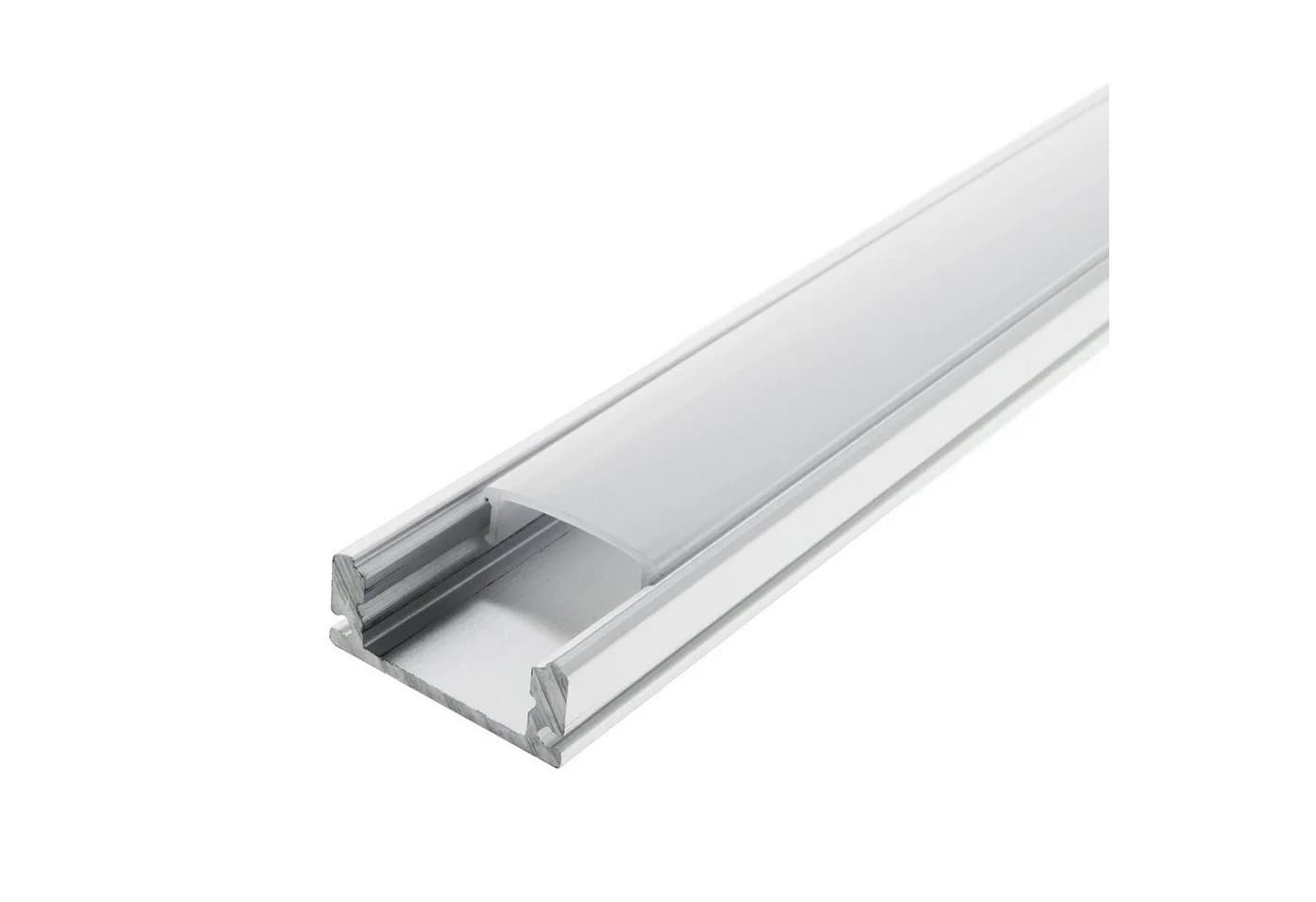 ENERGMiX LED-Stripe-Profil 2m Alu mit Milchglas Abdeckung