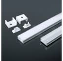 ENERGMiX LED-Stripe-Profil 2m Alu mit Milchglas Abdeckung Bild 2