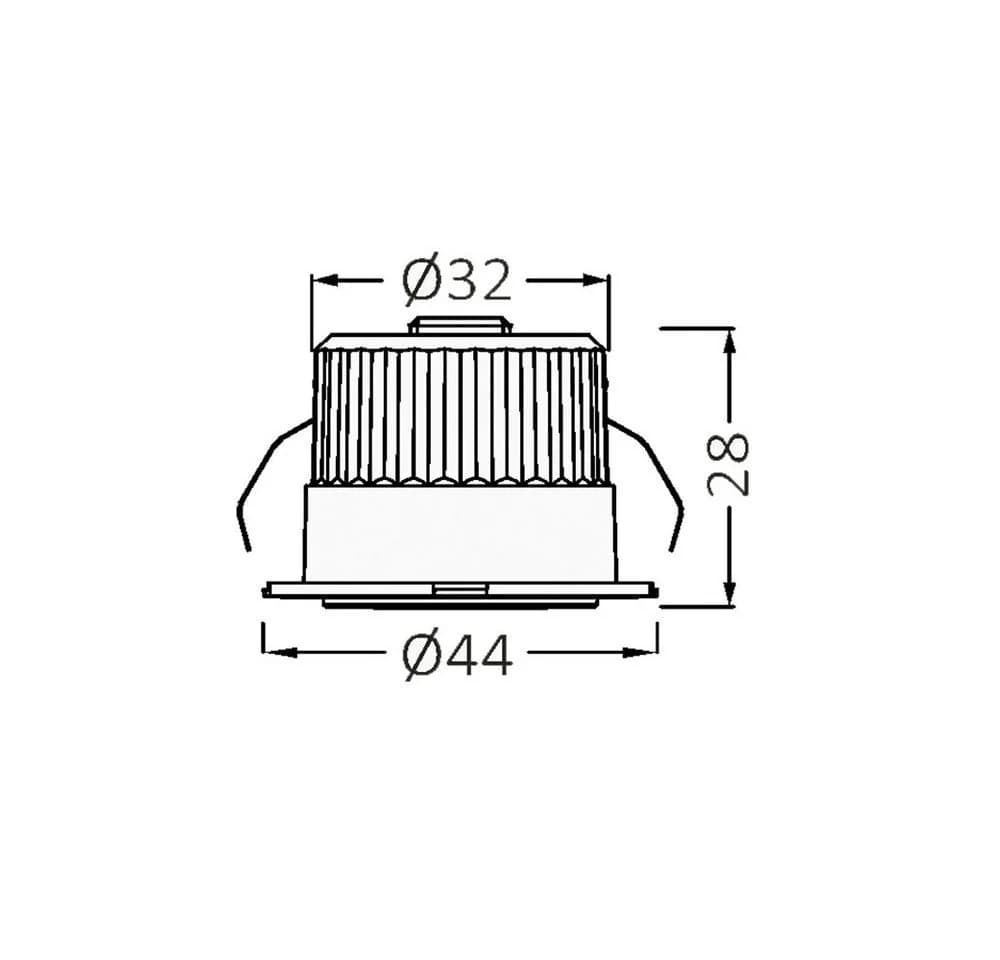 Braytron LED Einbaustrahler 3W Weiß 4000K Neutralweiß IP54 - Bild 5