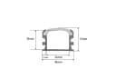 ENERGMiX LED-Stripe-Profil mit opaler Abdeckung Bild 2