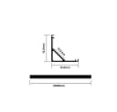 ENERGMiX LED-Stripe-Profil 2m Schwarz Aluminium Bild 3
