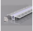 ENERGMiX LED-Stripe-Profil 2m Alu mit Milchglas Abdeckung Bild 2
