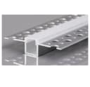 ENERGMiX LED-Stripe-Profil 2m Alu Unterputz mit Milchglas Abdeckung Bild 1