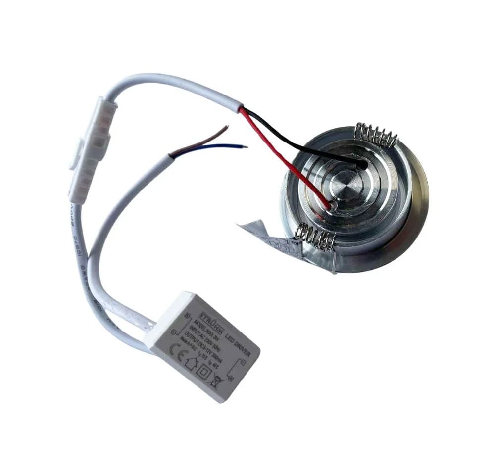 V-TAC LED Einbaustrahler Mini Spot Schwarz Schwenkbar - Bild 3