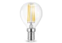 Aigostar LED-Leuchtmittel 4W E14 Filament G45 Warmweiß Klar Glas Bild 2