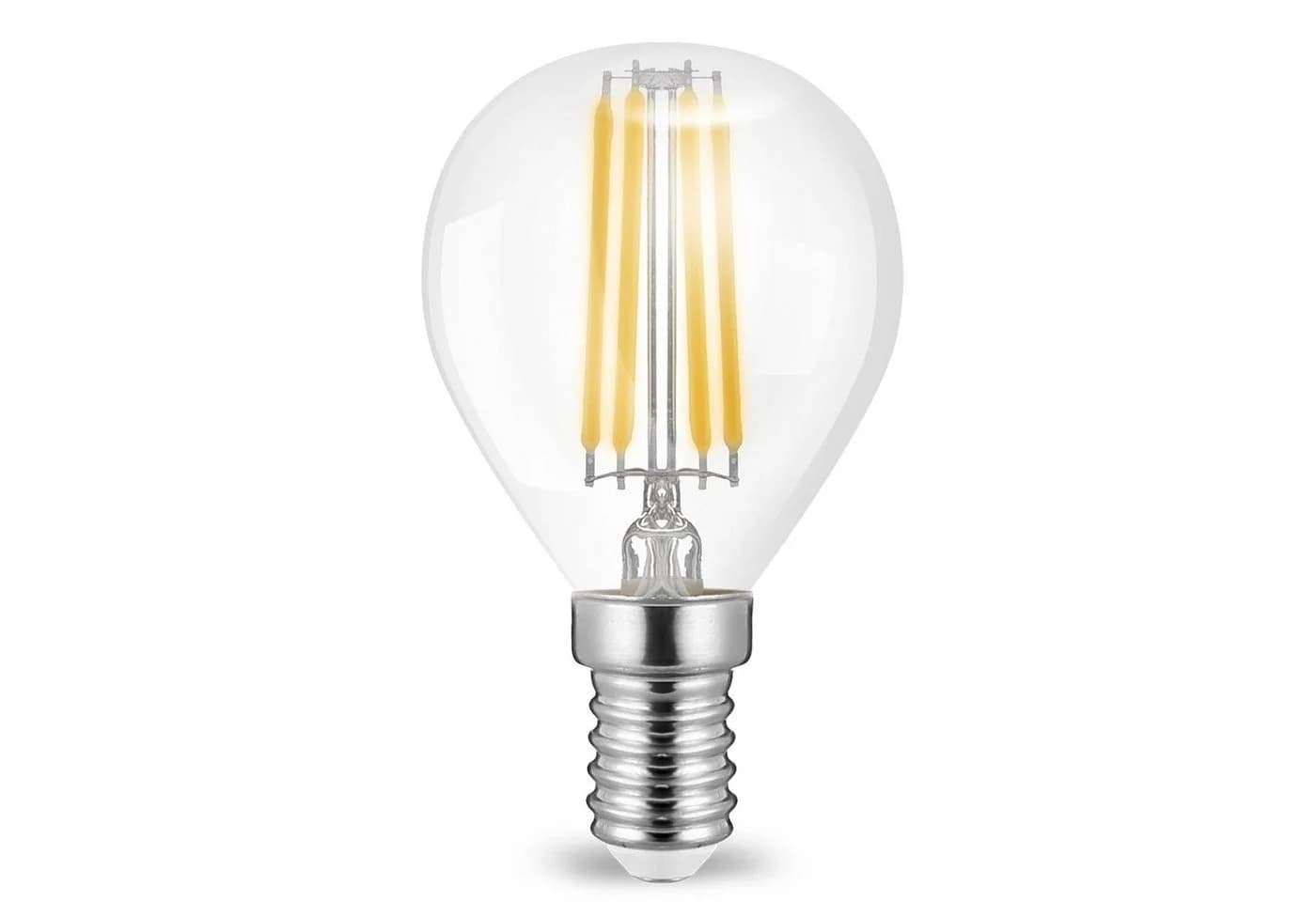 Aigostar LED-Leuchtmittel 4W E14 Filament G45 Warmweiß Klar Glas - Bild 2