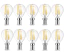 Aigostar LED-Leuchtmittel 4W E14 Filament G45 Warmweiß Klar Glas Bild 3