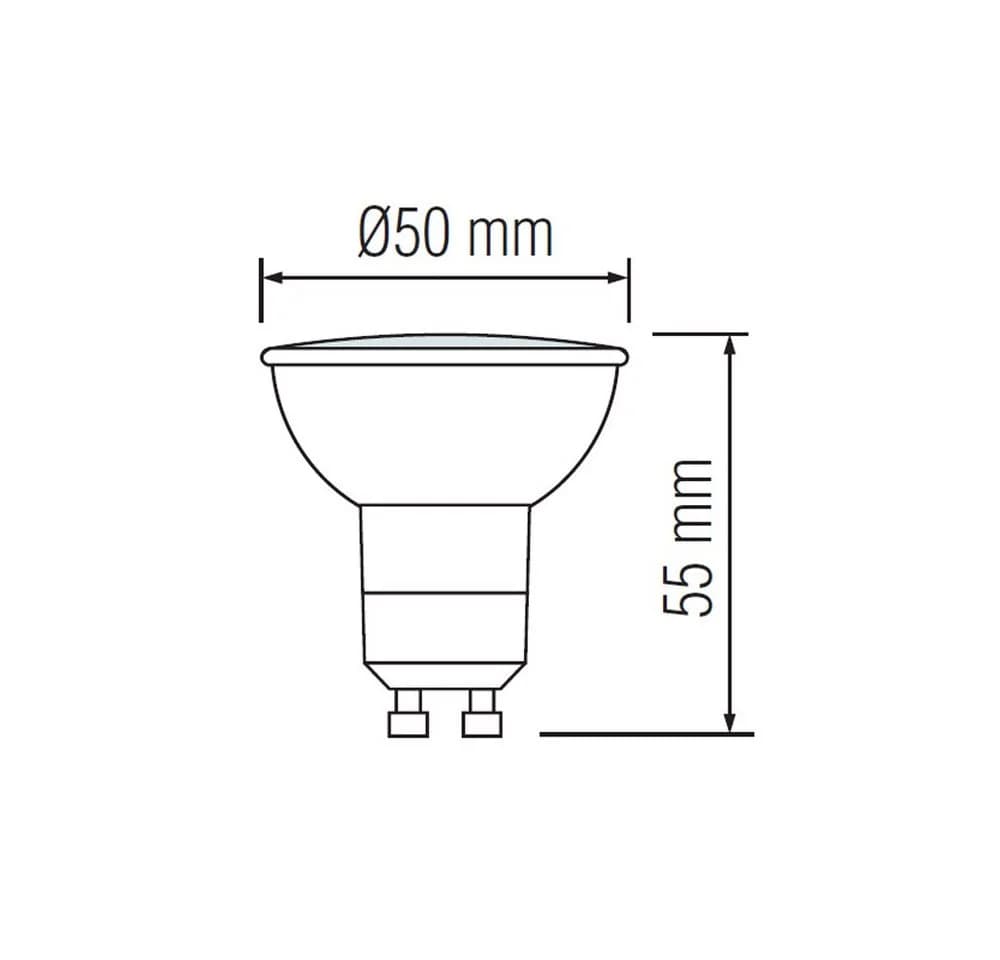 Aigostar LED-Leuchtmittel WLAN + Bluetooth 6W GU10 CCT Smart Home Strahler - Bild 5