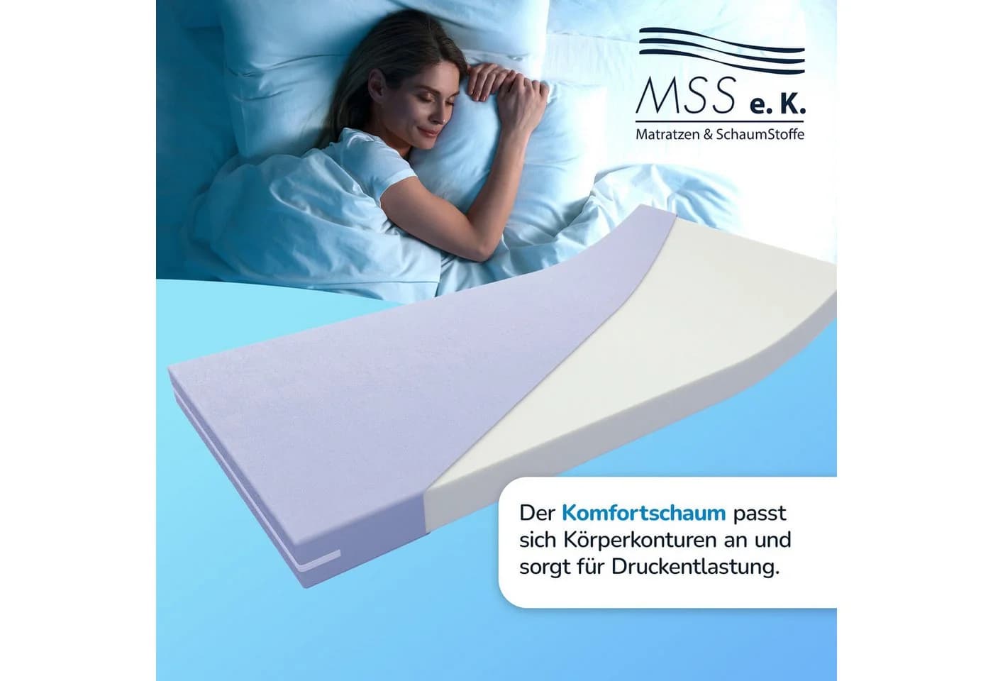 MSS e.K. Kaltschaummatratze EASY ACTIVE Rollmatratze 11 cm - Bild 4