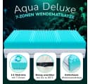 MSS e.K. Aqua Deluxe Kaltschaummatratze Wendematratze Weiß Bild 1