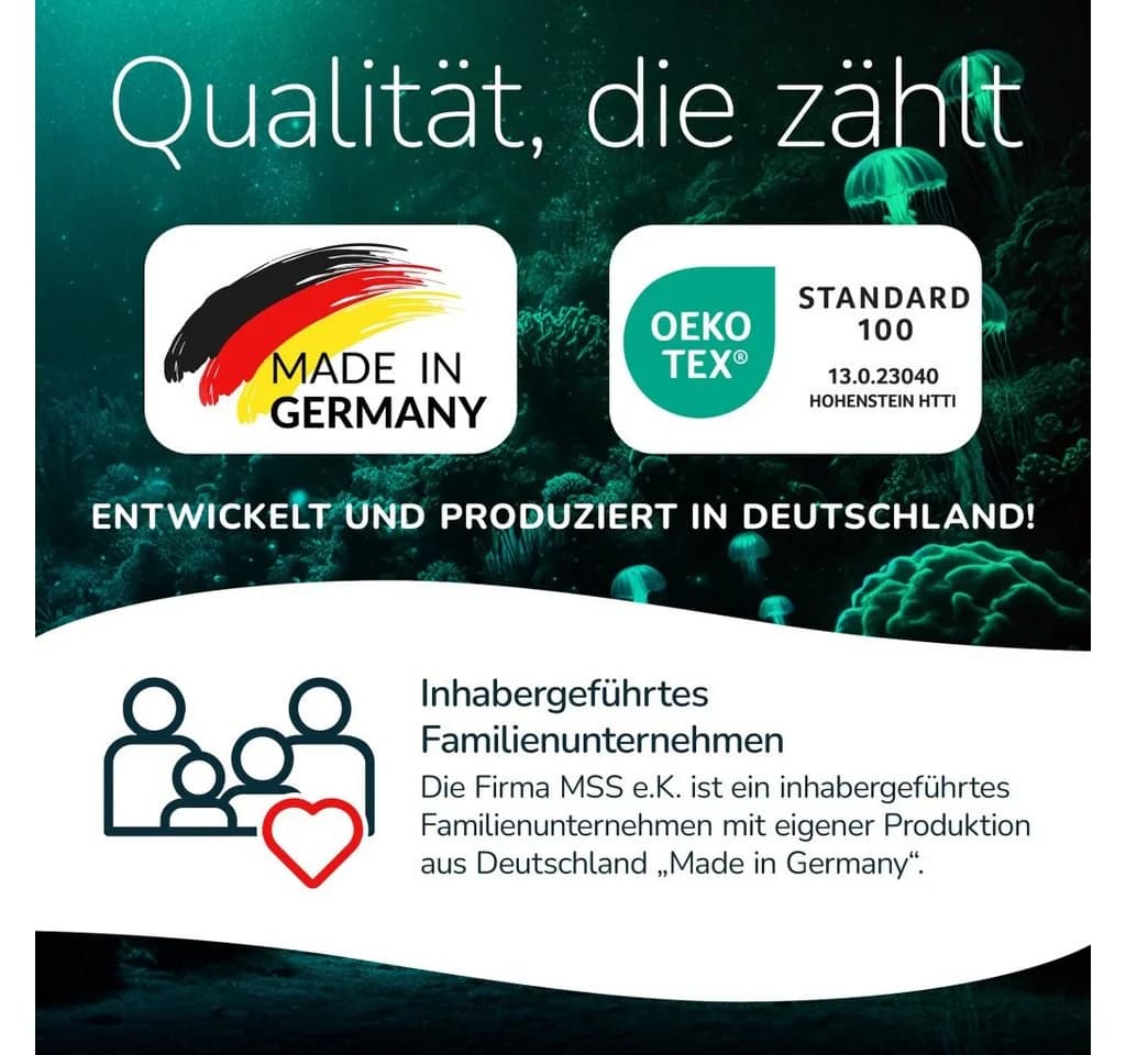 MSS e.K. Aqua Deluxe Kaltschaummatratze Wendematratze Weiss - Bild 5