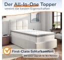 MSS e.K. Gelschaumtopper 8 cm Höhe mit abnehmbarem Bezug Bild 3