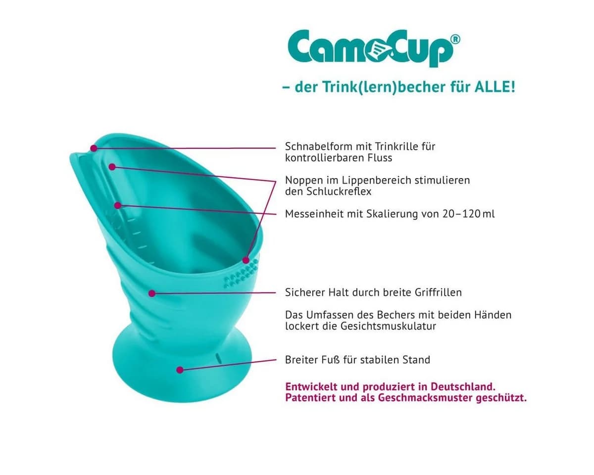 Hoppediz Trinklernbecher CamoCup Blau - Bild 5