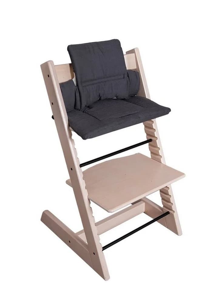 Hoppediz Hochstuhlauflage für Stokke Tripp Trapp Grau/Rot - Bild 4