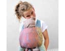 Hoppediz Puppen Bauchtrage Bunt 100% Baumwolle Bild 1