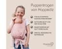 Hoppediz Puppen Bauchtrage Bunt 100% Baumwolle Bild 3