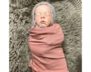 Babydecke Pucktuch Hoppediz Creme Bild 1