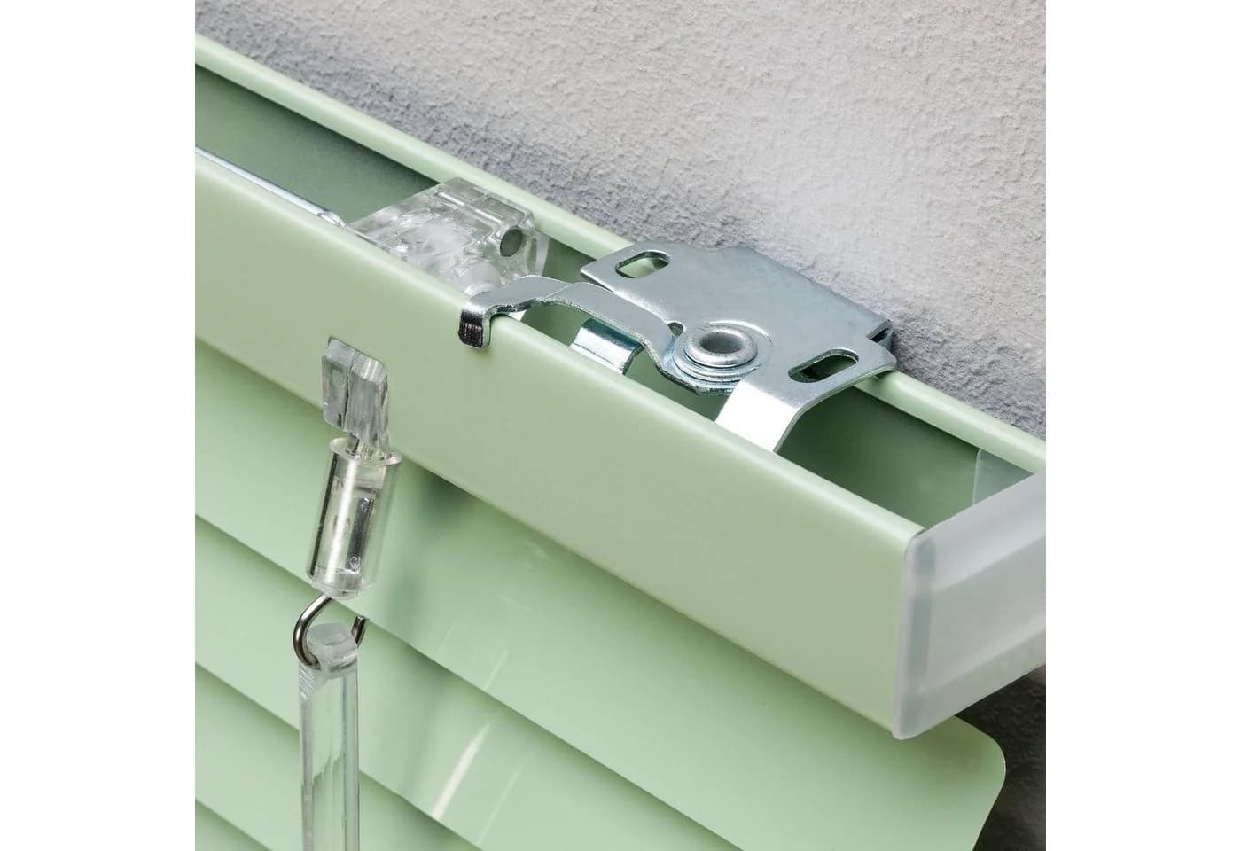 LICHTBLICK Aluminium-Jalousie lindgrün Klemmfix - Bild 5